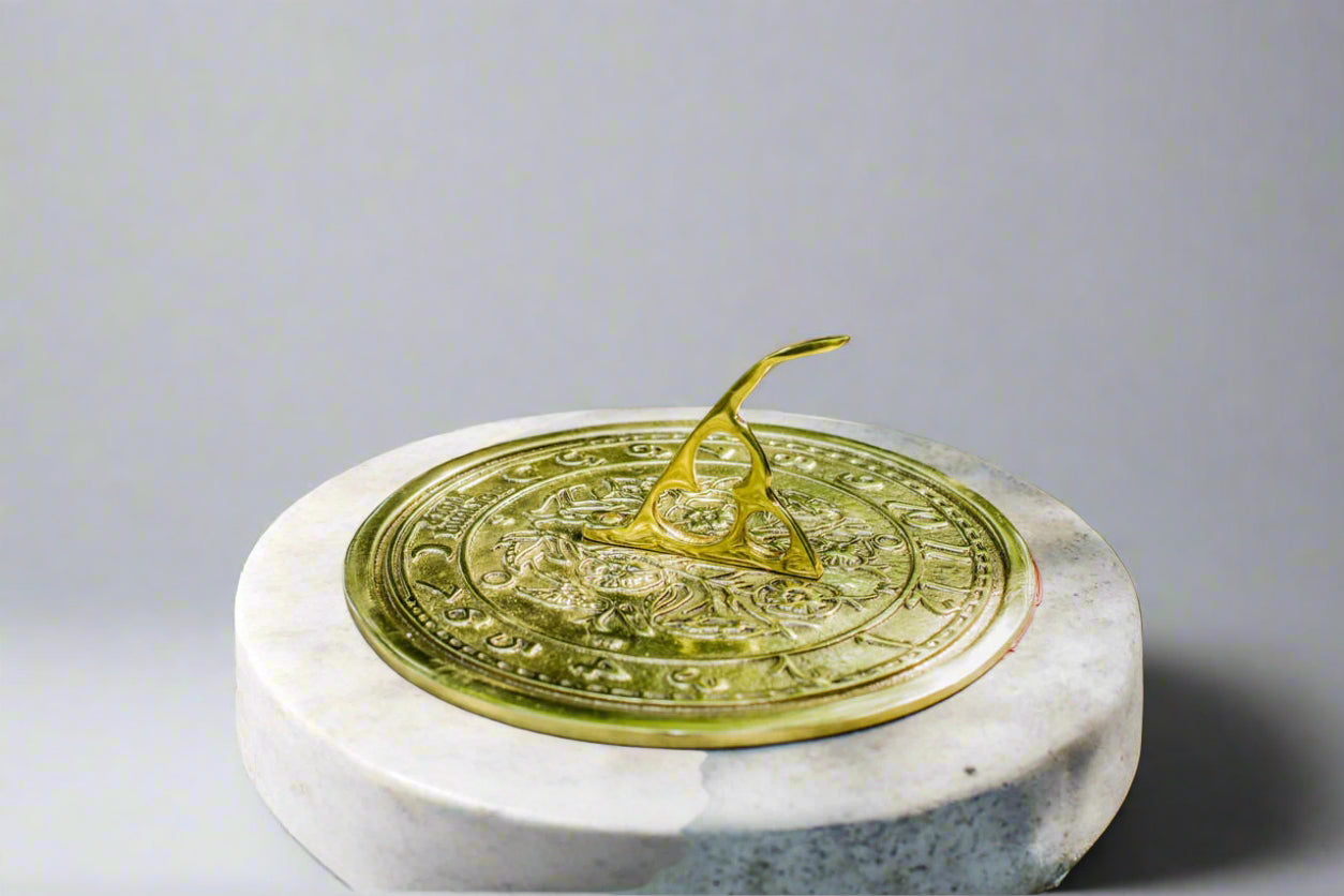 Tall Stone Classical Design Plinth Sundial