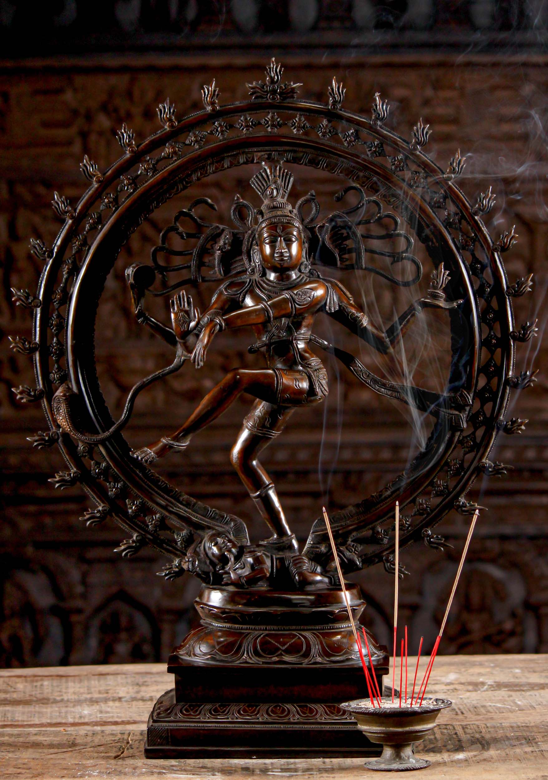 Brass Dancing Shiva Statue 