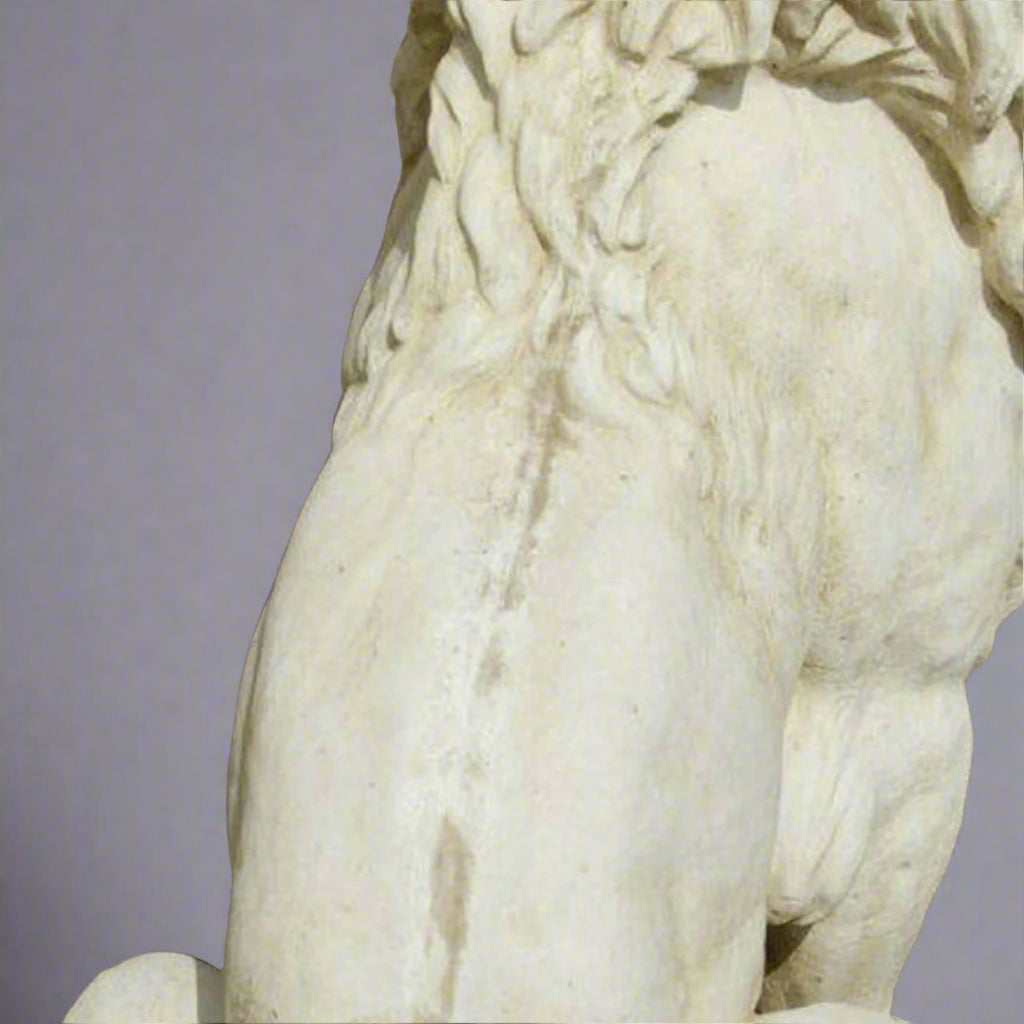Pair of XL Lion Statues