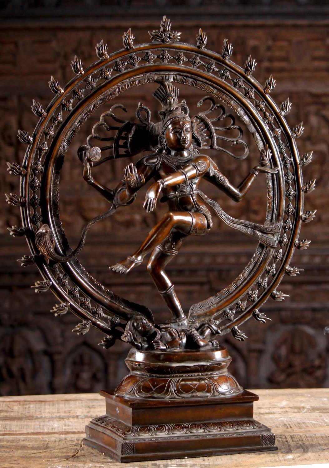 Brass Dancing Shiva Statue 