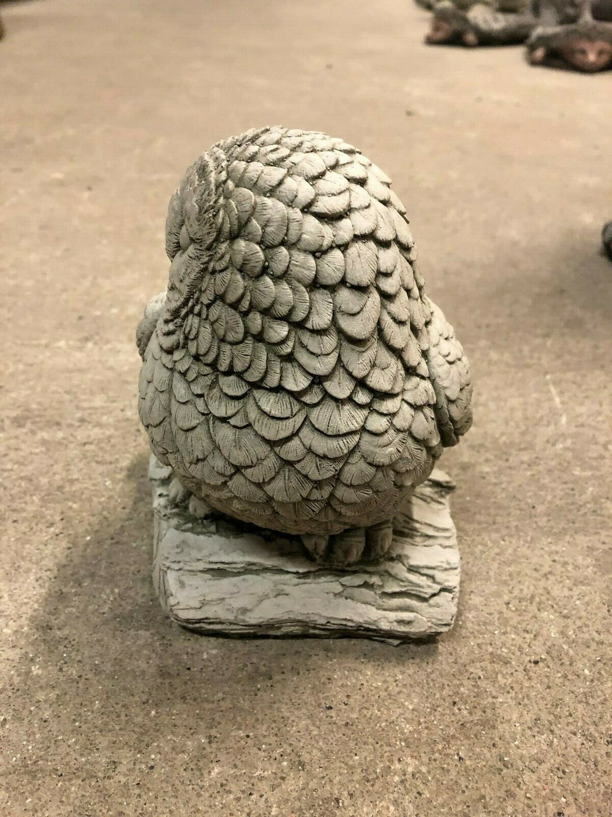 Stone Owl on Log Ornament