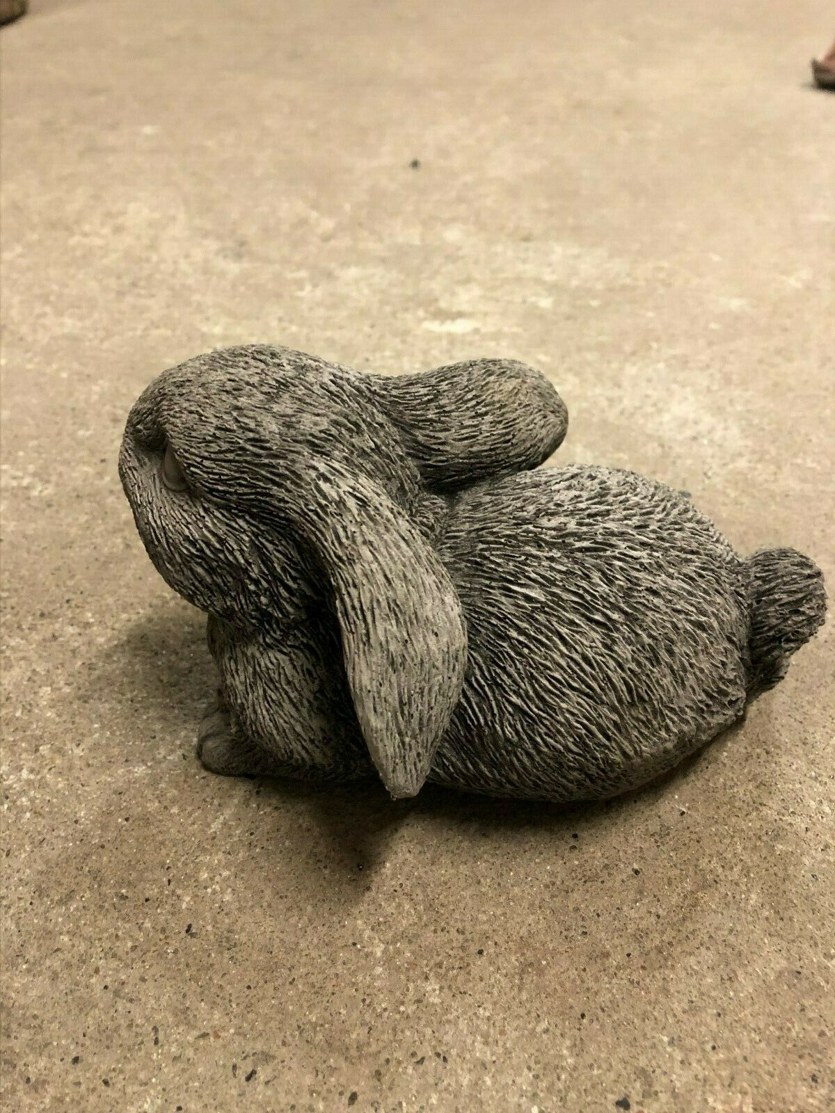 Small Stone Bunny Rabbit Ornament 