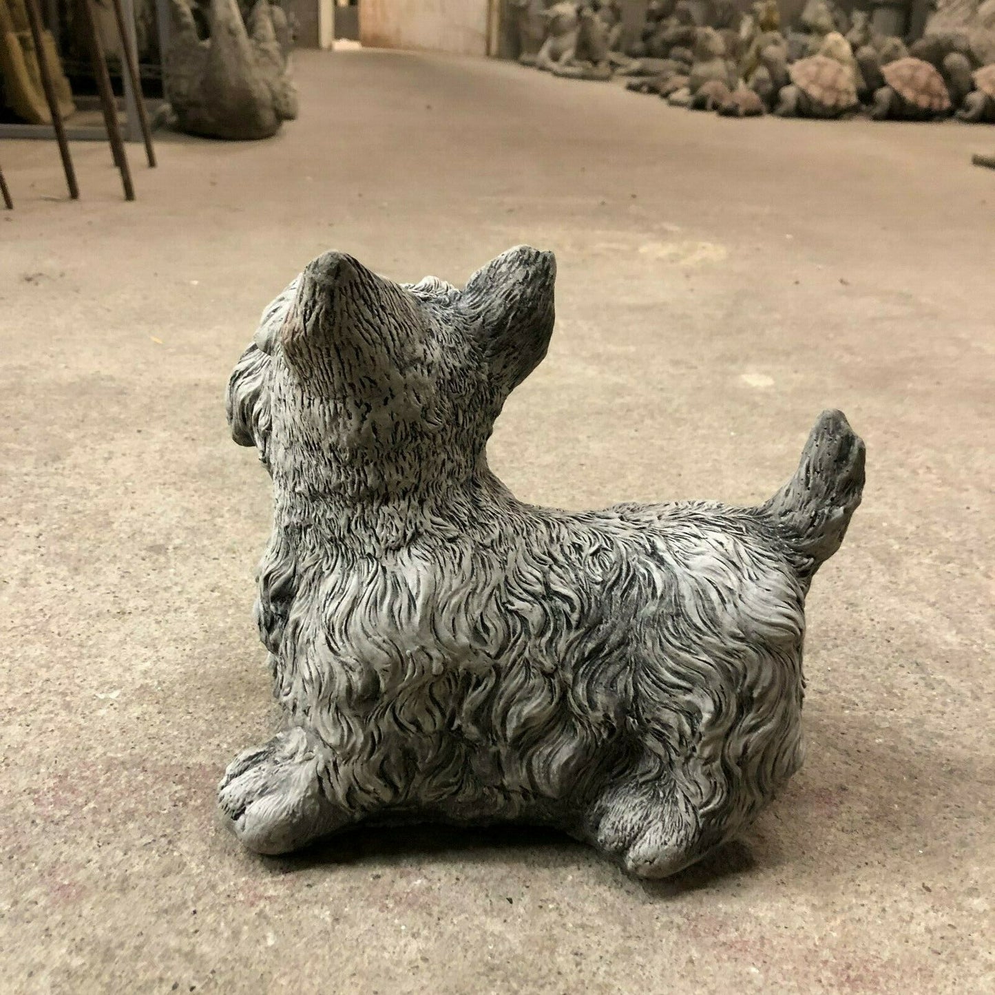 Stone Scottish Terrier Dog Ornament 