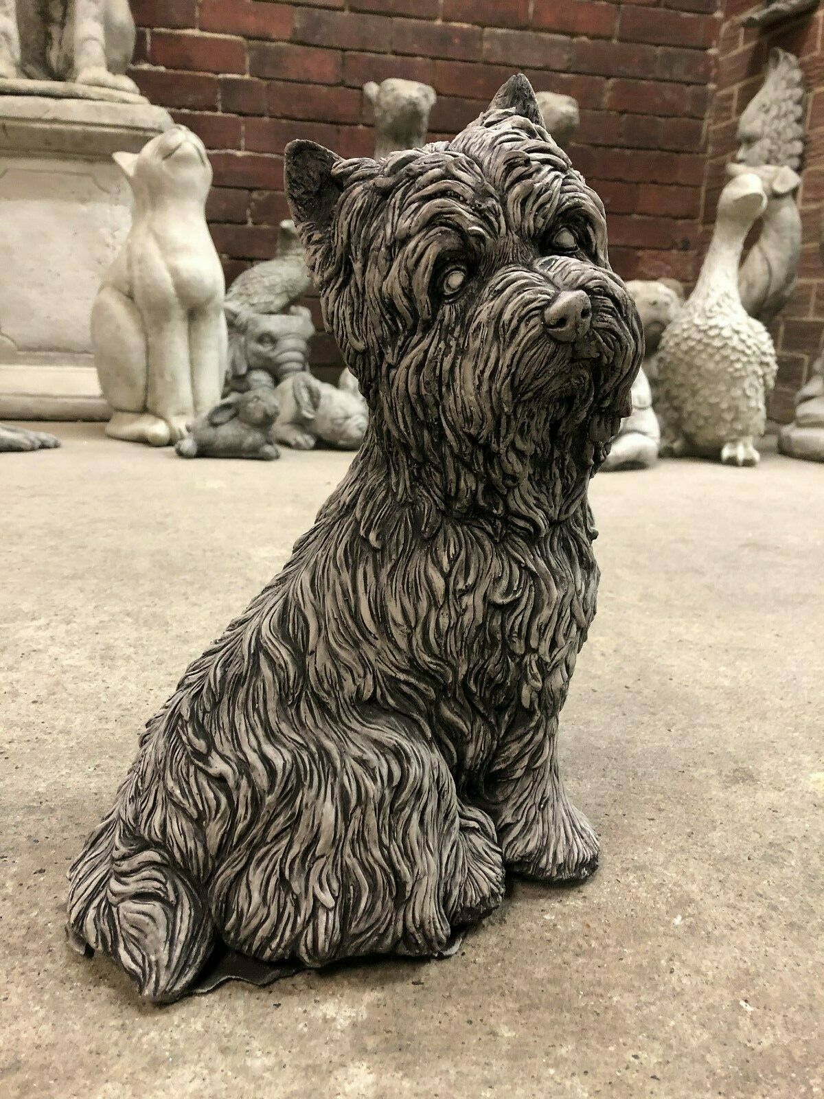 Stone Westie Dog Ornament 