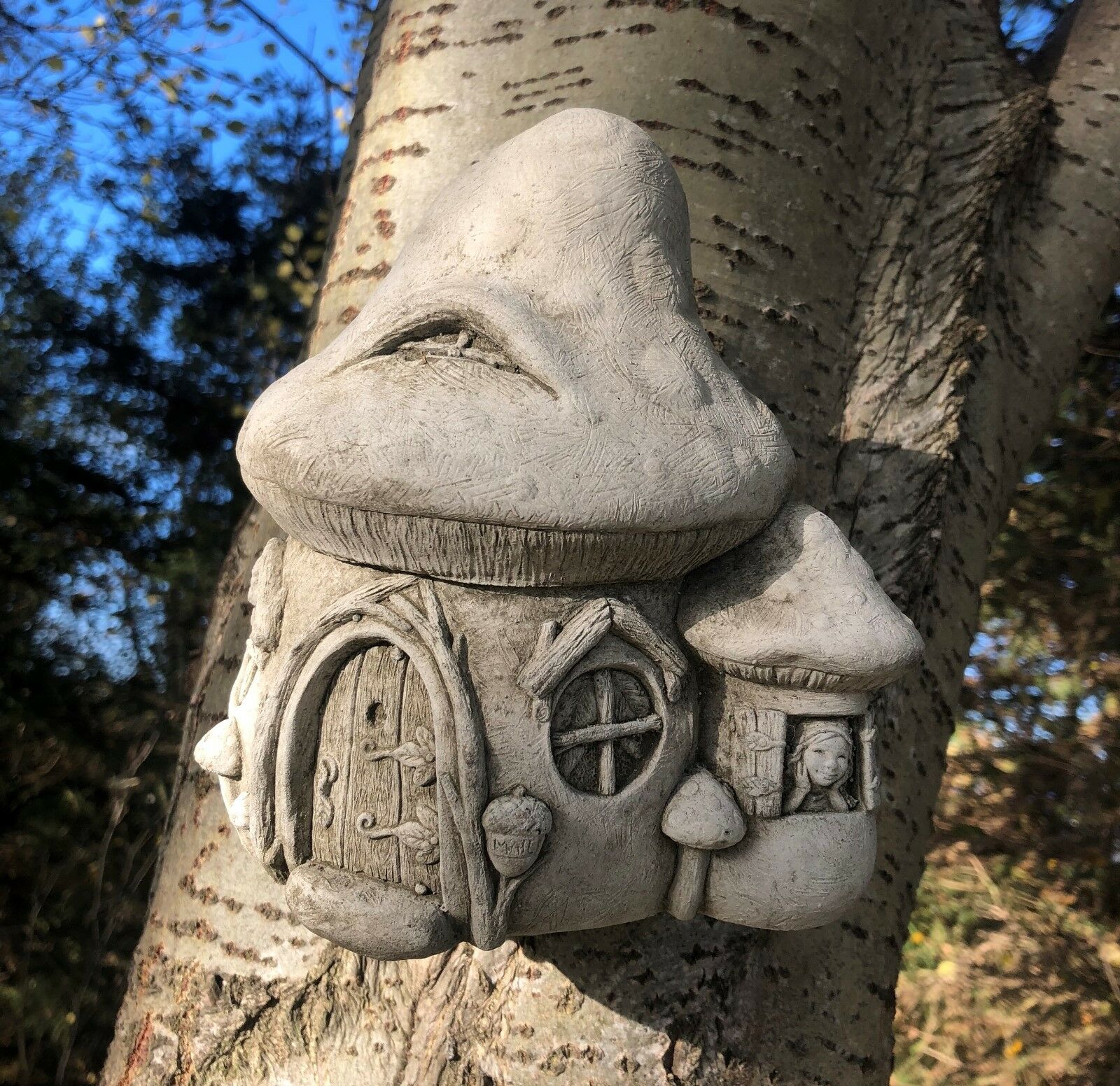 Stone Fairy House Ornament 