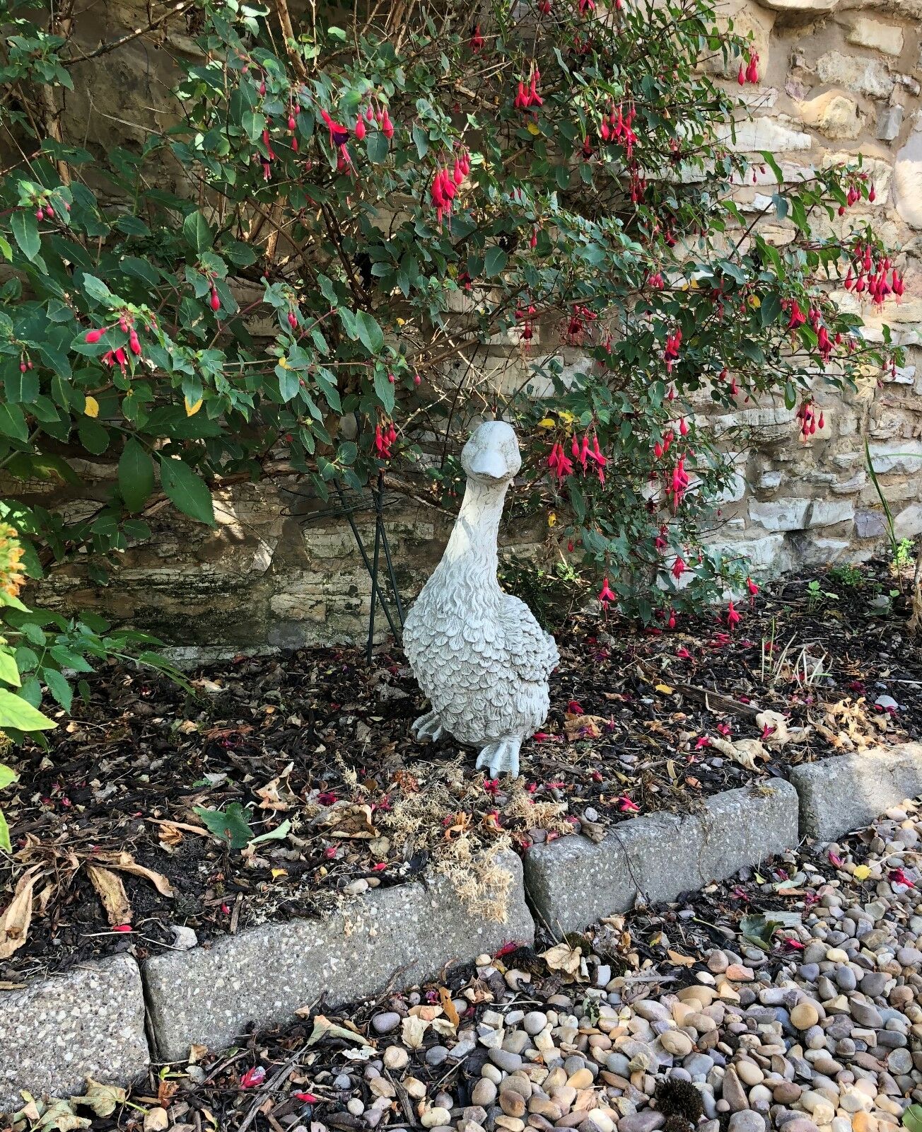 Stone Goose Statue